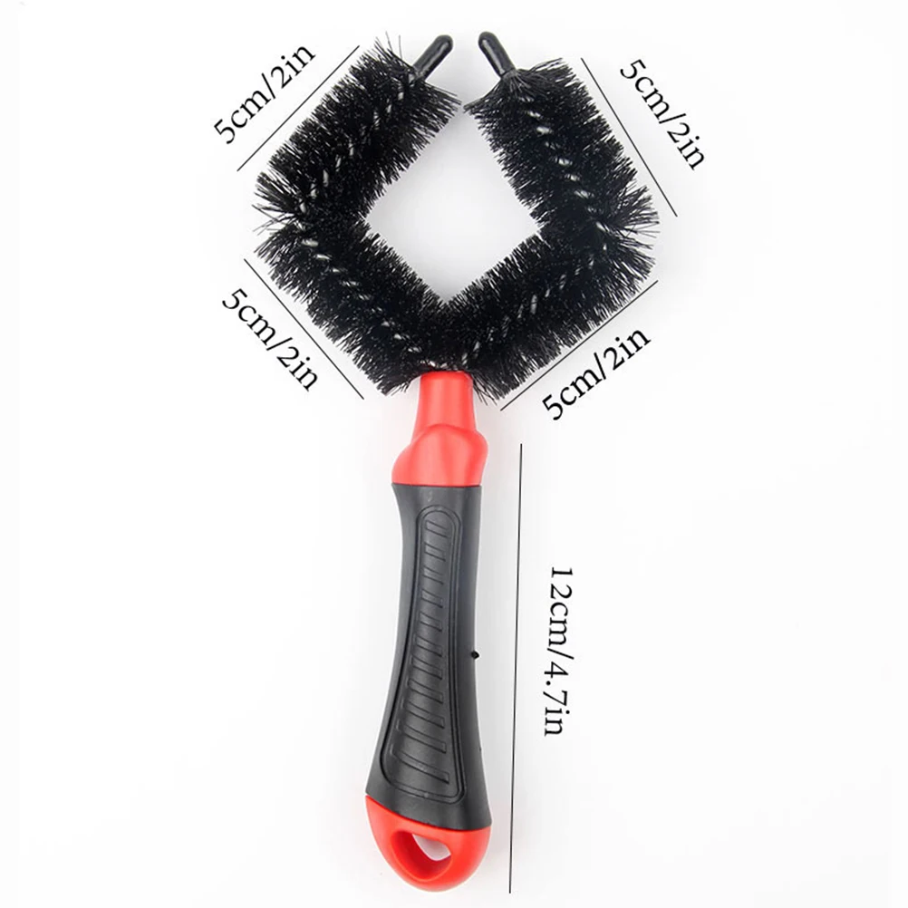 

3pcs Bike Chain Brush Set Round Group Maintenance Tool Cleaner Lightweight Portable for Travel Use Chain Tire Car Wash