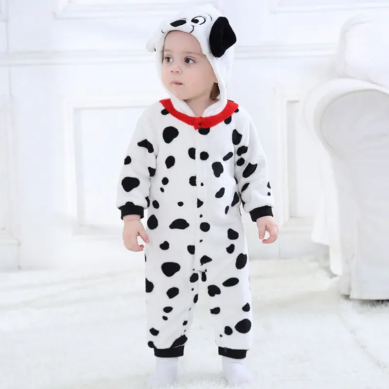 Dalaprians cosplay costume for baby child winter gift animal kigurumis homewear zipper jumpsuit girls kawaii puppy dog pajamas