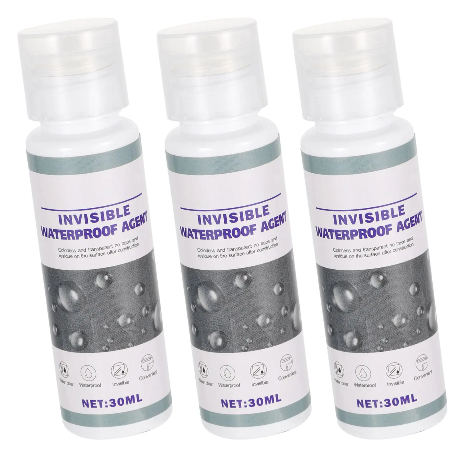 

3 Pcs Waterproof Coating Ceramic Tile Sealant Spray Glue Liquid Solvent Plumbing Masonry Sealing Joints Gaps