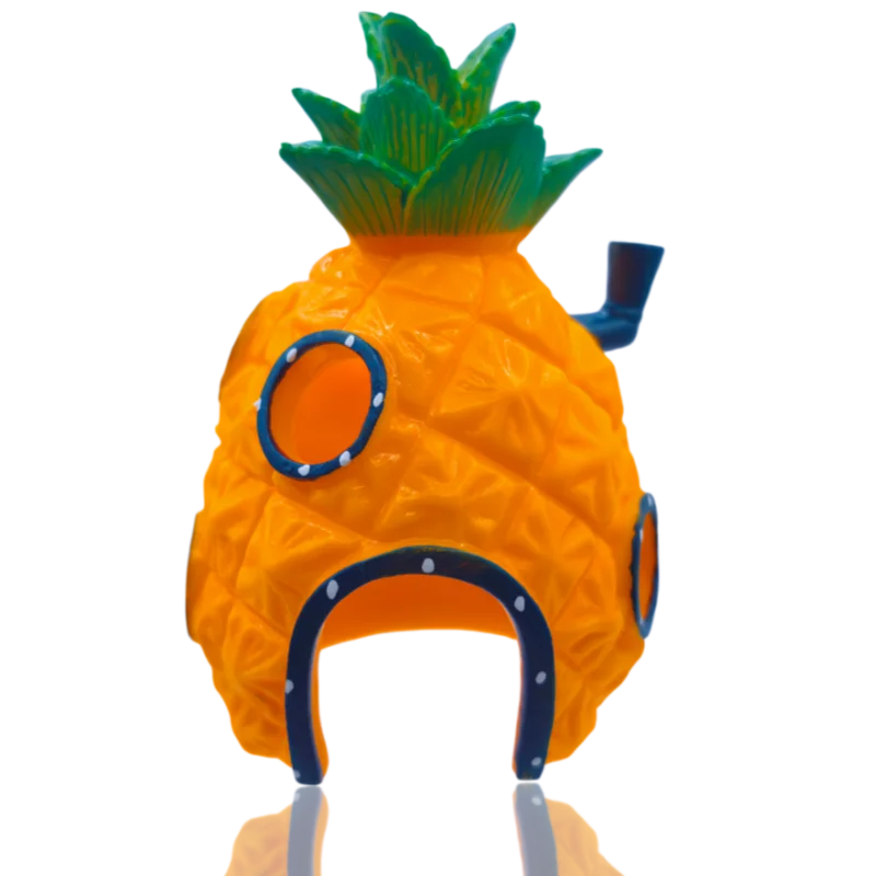6pcs SpongeBob Fish Tank Decoration Cartoon Aquarium Doll Decorations Pineapple House Fish Shrimp Hideout Aquarium Decoration