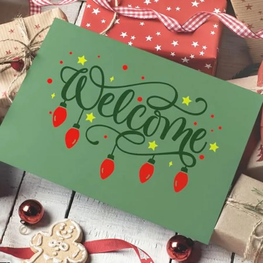 3Pcs Xmas JoyandLove Silk Screen Stencils, Mesh Stencils, 8.5
