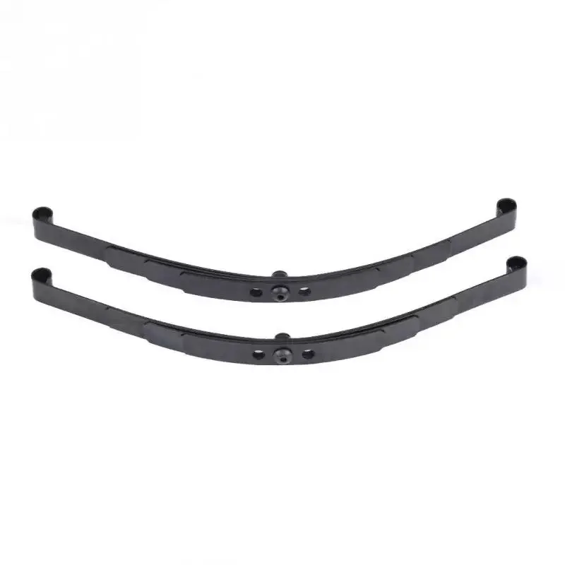 4 unidades 1/10 Rock Crawler barra de aço inoxidável com suspensão de mola de folha dura para caminhão axial D90