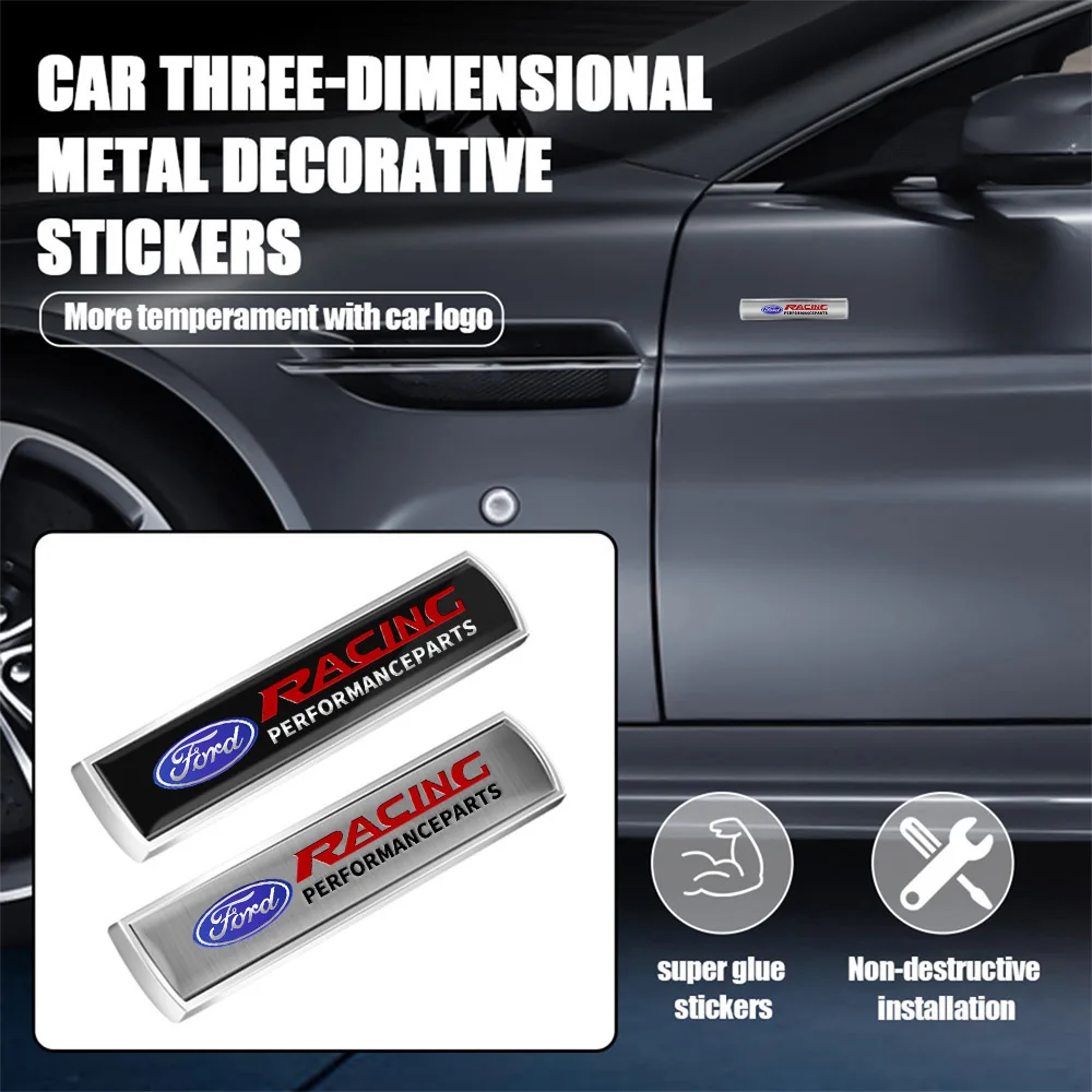 Car Body Trunk Sticker Badge Decoration Auto Styling Accessories For Ford Focus Mk2 MK3 MK7 MK4 Fiesta Ranger Mustang STLine GTD - view 2