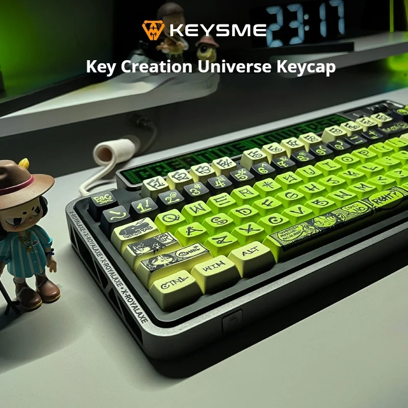 Keysme  Create Key Universe Ninego Artist Collaboration Keycaps Pbt Material Mda Height 135 Key Five-Sided Heat Sublimation