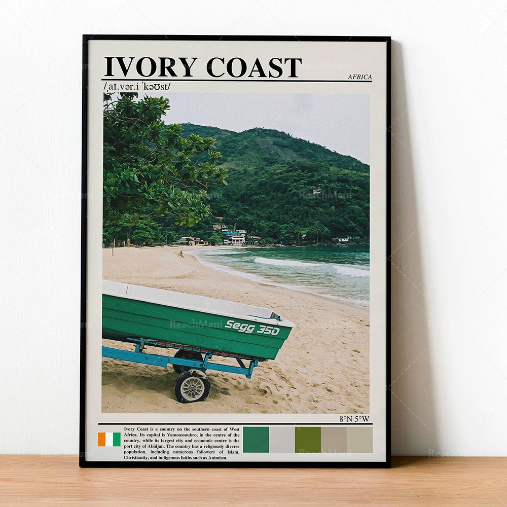 كيب فيردي، كيب تاون، جمهورية الكونغو، جيبوتي، مصر، إثيوبيا، إريتريا، غانا، غامبيا، ساحل عاجي، ملصق سفر تشاد