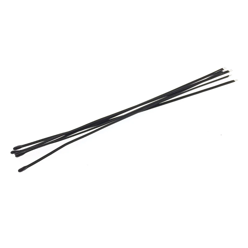 5PCS MF52D Resin Drop Head 3 MM In Diameter Resistance10kB Value3950 3435 Error1% L=10 20 30CM NTC ThermistorTemperature Sensor