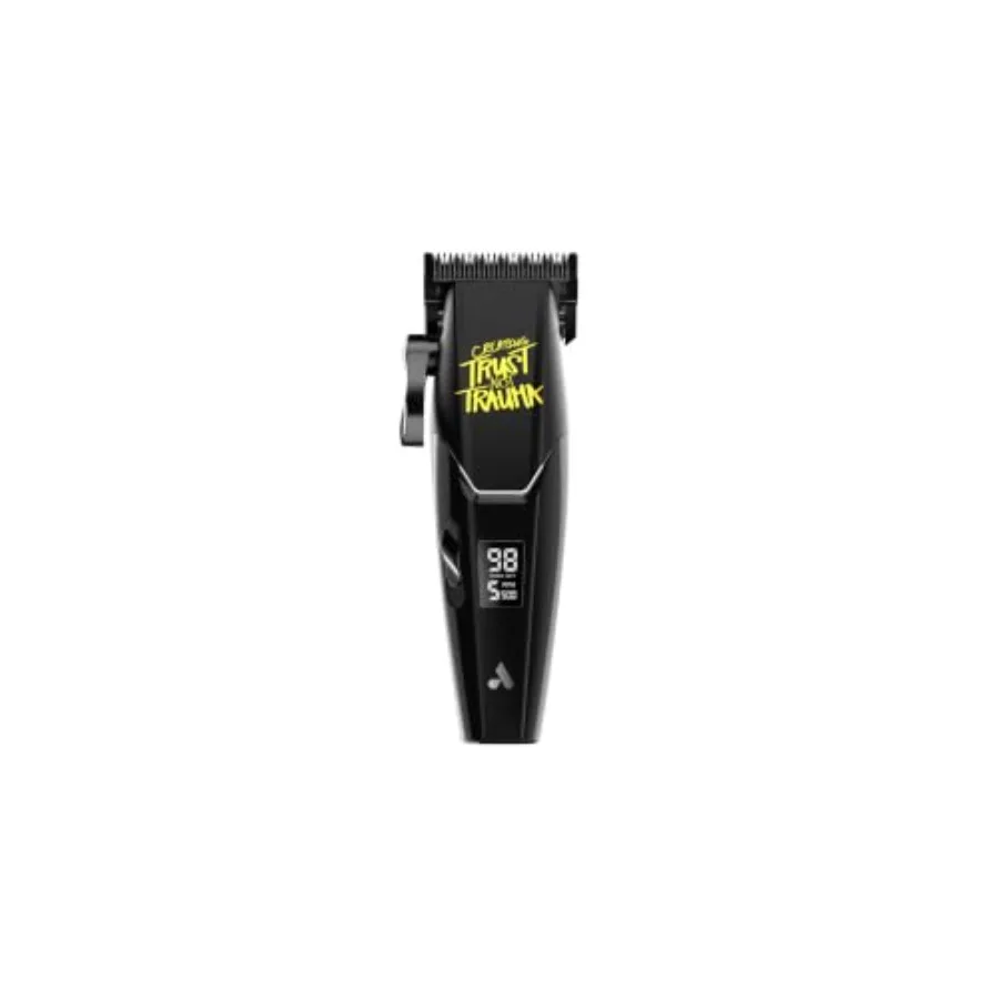 Zephyr Quiet Cordless Hair Clipper for Sensory-Sensitive Users: stainless steel blades, matte black finish, ultra-low vibration
