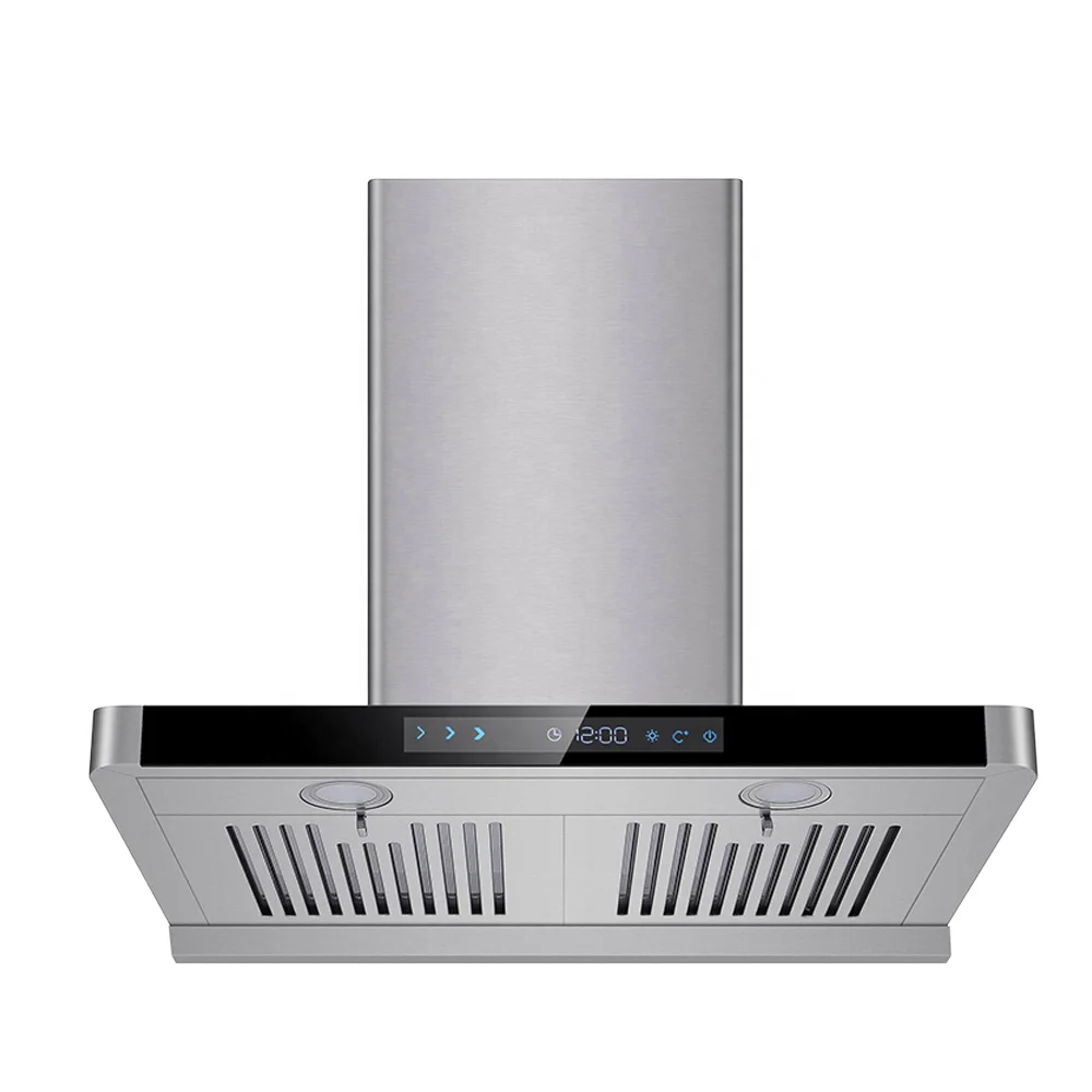 

TurboClean Pro Т-образная электрическая вытяжка из нержавеющей стали, настенная установка дымохода, улучшенная кухонная вентиляция для автофургона, США