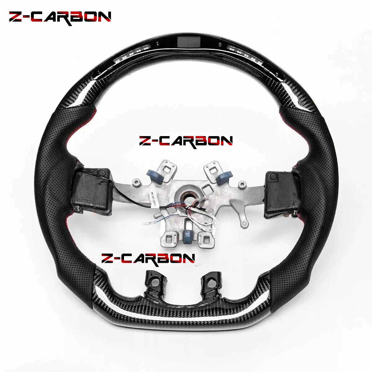 

Customized LED Display Sport Carbon Fiber Steering Wheel For Dodge Ram 1500 2500 3500 2012-2018 Car Interior Upgrade Wheel