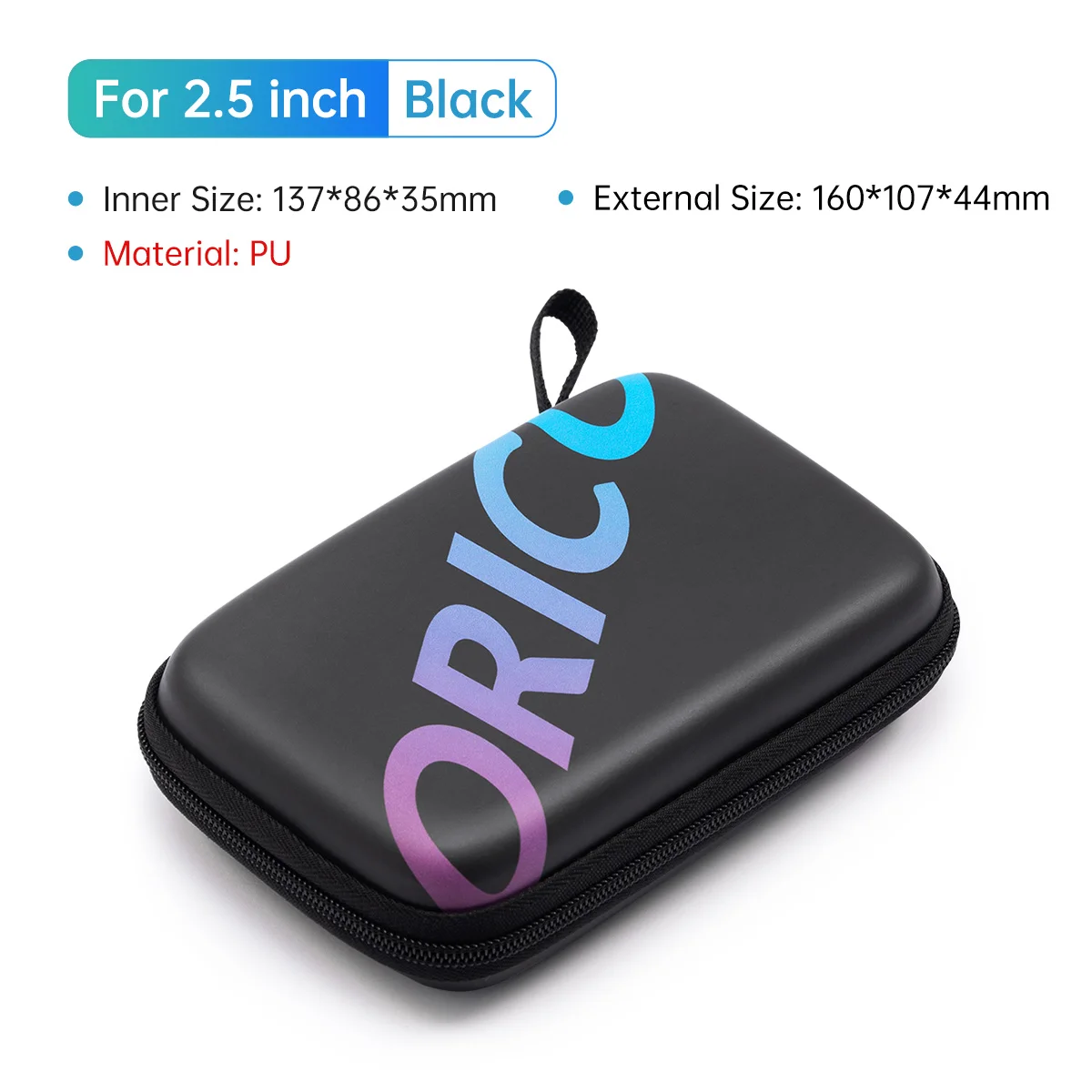 ORICO 2.5 ''3.5'' HDD Fall Lagerung Tasche für Externe Festplatte Fall/M.2 Festplatte Fall/kopfhörer/U Disk Große Kapazität Lagerung