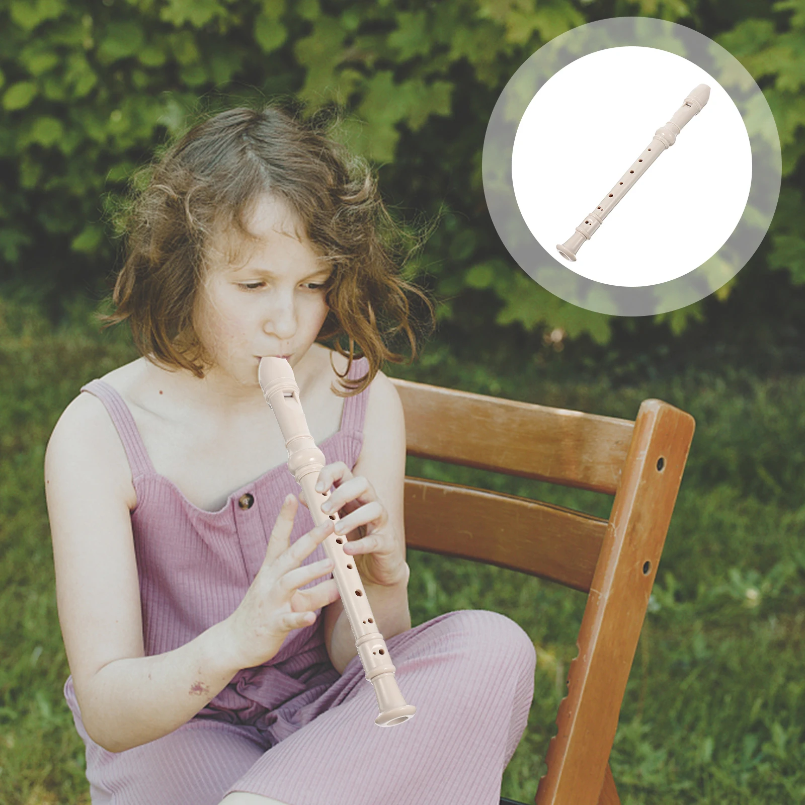

1 set 1 Set Recorder Children Clarinet Beginner Soprano 8-Hole Resin Small Lightweight Practice Wind Instrument For Kids