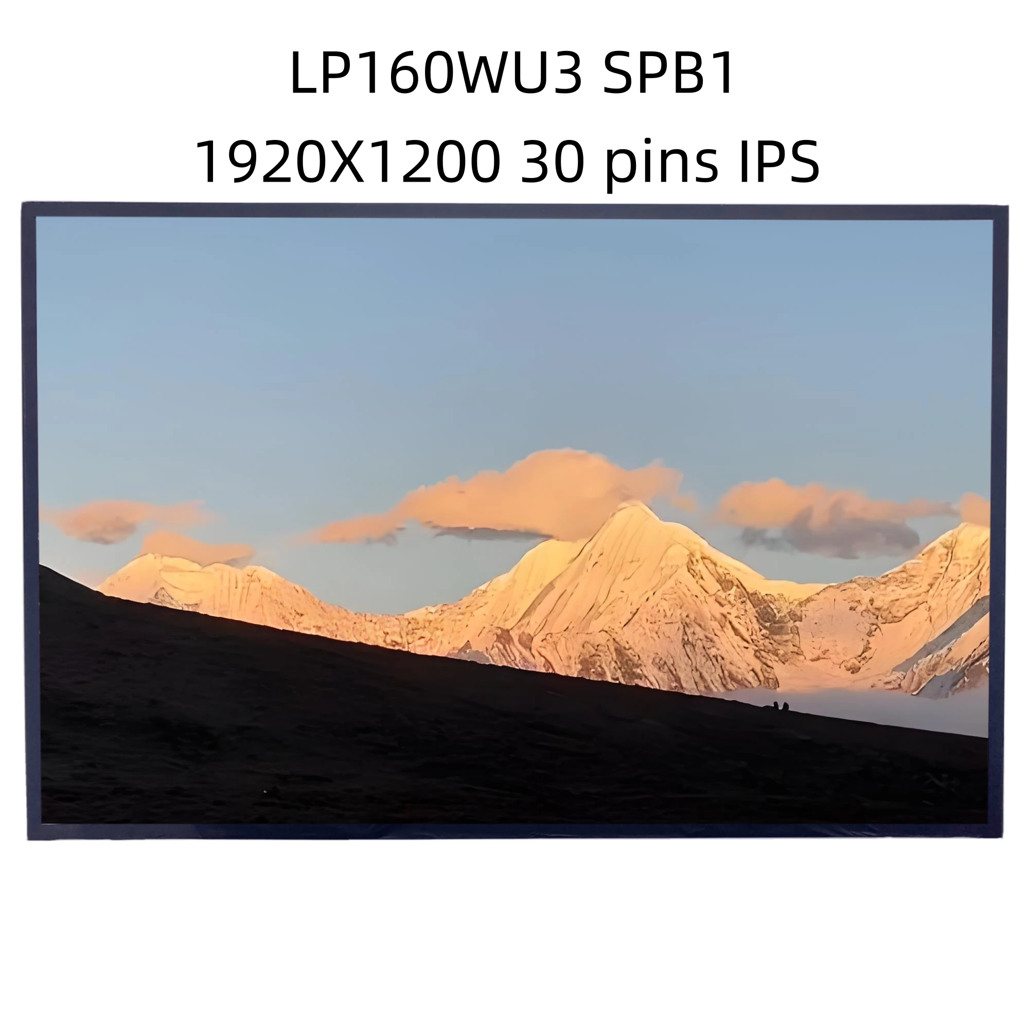 Image of LP160WU3 SPB1 1920 x 1200 16,0-Zoll-Matrix-Panel IPS-Laptop-LCD-Bildschirm