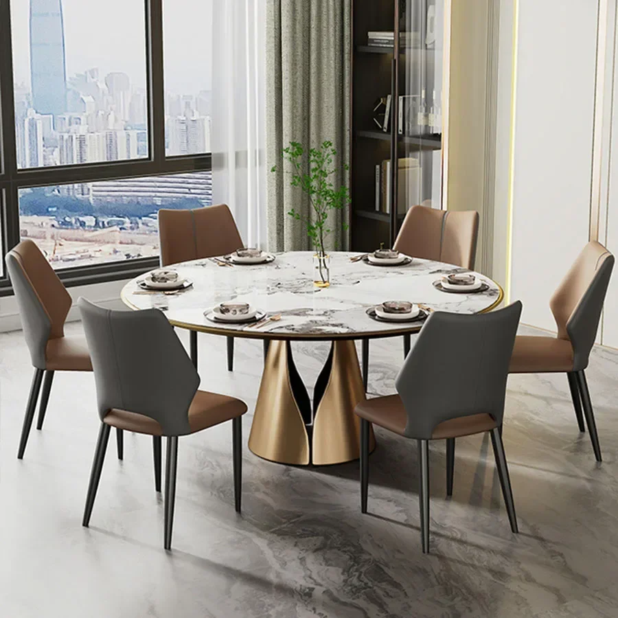 PU Leather Nordic Dining Chairs Modern Wedding Kitchen Vanity Dining Chairs Office Loungefly Comedor Home Furniture BL50DC