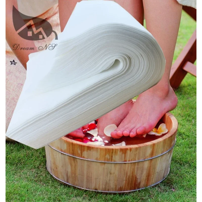 190 Pcs Non-Woven Towel for Outdoor Travel 28 x 58cm Travel Towel Non-Woven SPA Salon Towel, Beauty Foot Bath Disposable Towel