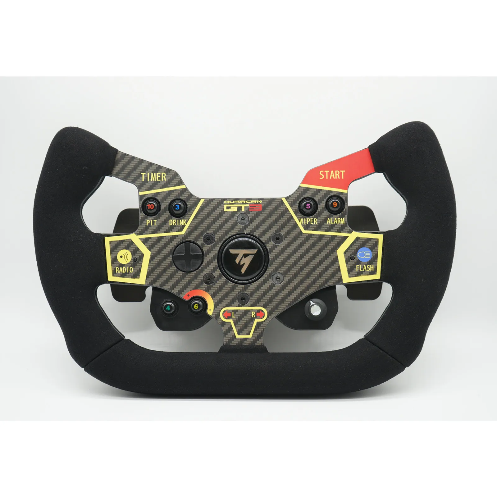 Imagem -06 - Diy Jogos de Corrida Roda Thrustmaster Preto T300rs para f1 Sim Roda para T300rs gt Simagic Huracan Gt3 Gt1 Mod Roda