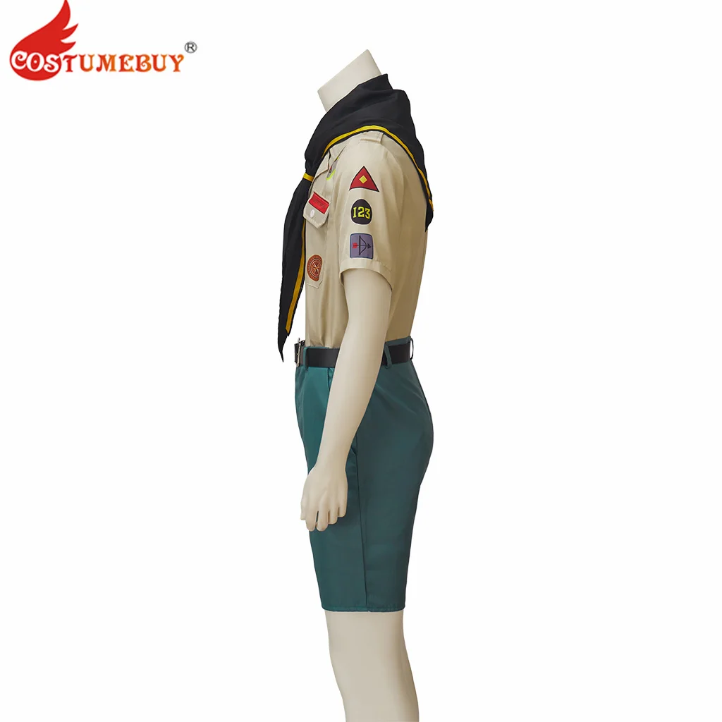 أزياء بيتر مارتينو التأثيرية للرجال البالغين ملابس الهالوين شورت علوي مجموعة كاملة زي زعيم الكشفية الموحد