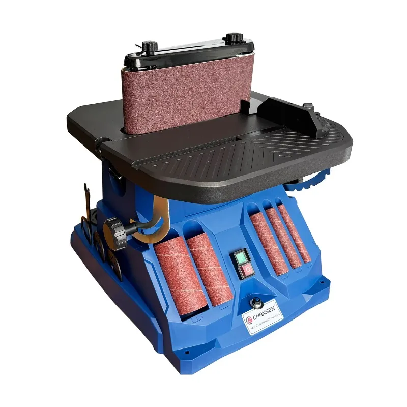 Item#CSB424 Chansen Oscillating Spindle & Belt Sander with Motor High Productivity 450W 58 Oscillations/Min