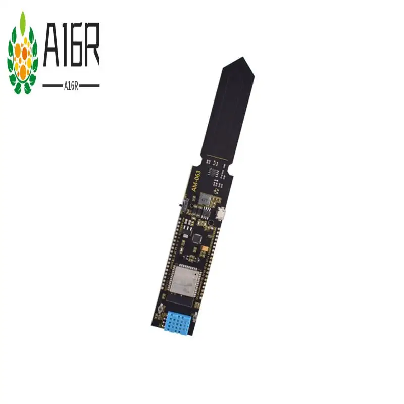 Módulo Bluetooth A16R-ESP32 Módulo de temperatura e umidade e módulo de solo Monitor remoto com módulo de suporte de bateria 18650