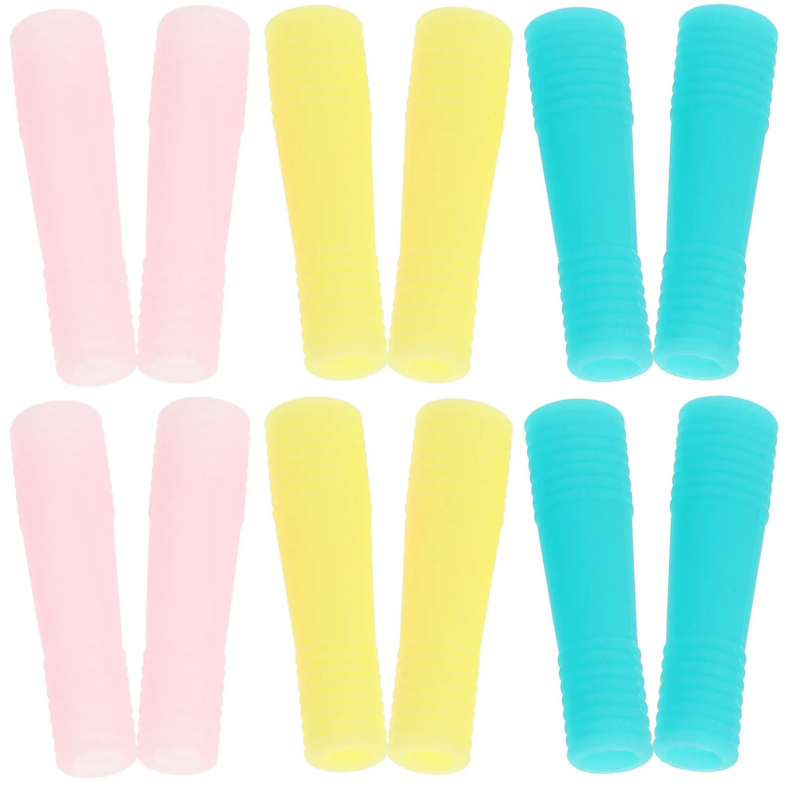 

12Pcs Premium Silicone Handle Covers for Cuticle Trimmer Scissors Non-Slip Easy Storage Compact Lightweight Protector for Nail