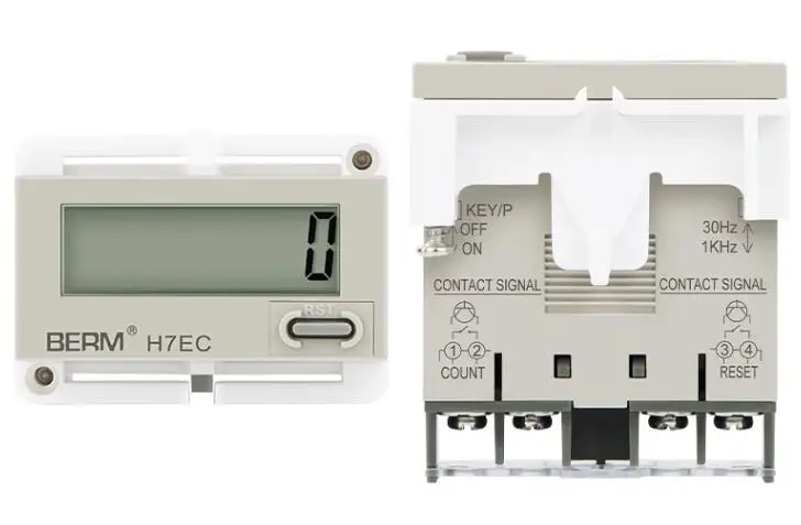 Imagem -03 - Contador Eletrônico com Display Digital H7ec-blm H7et-bvlm H7et-bm H7ec-n Equipamento de Perfuração Ligado e Desligado