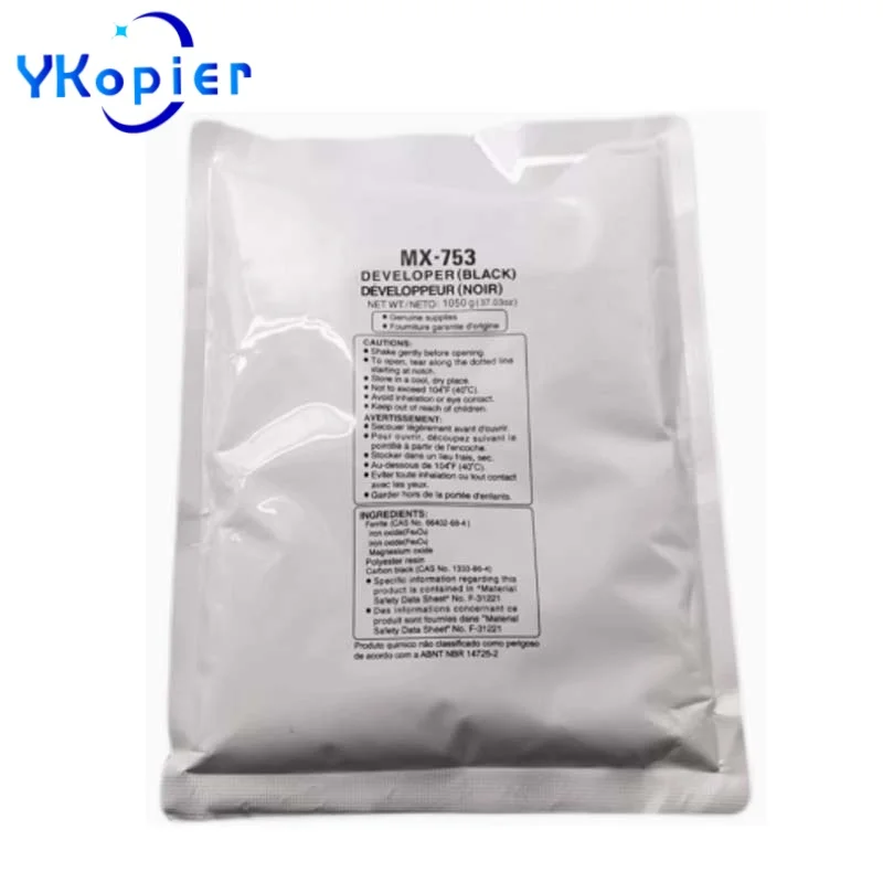 MX753 1050G Developer Powder For Sharp 753N MX M753U MX M623U Developer