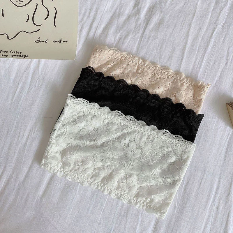 Lace Sexy Anti-Exposure Strapless Elastic Underwear Tube Top For Women image 6