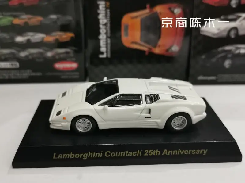 KYOSHO 1/64  Lamborghini Countach 25th anniversary Collection die cast alloy trolley model ornaments gift