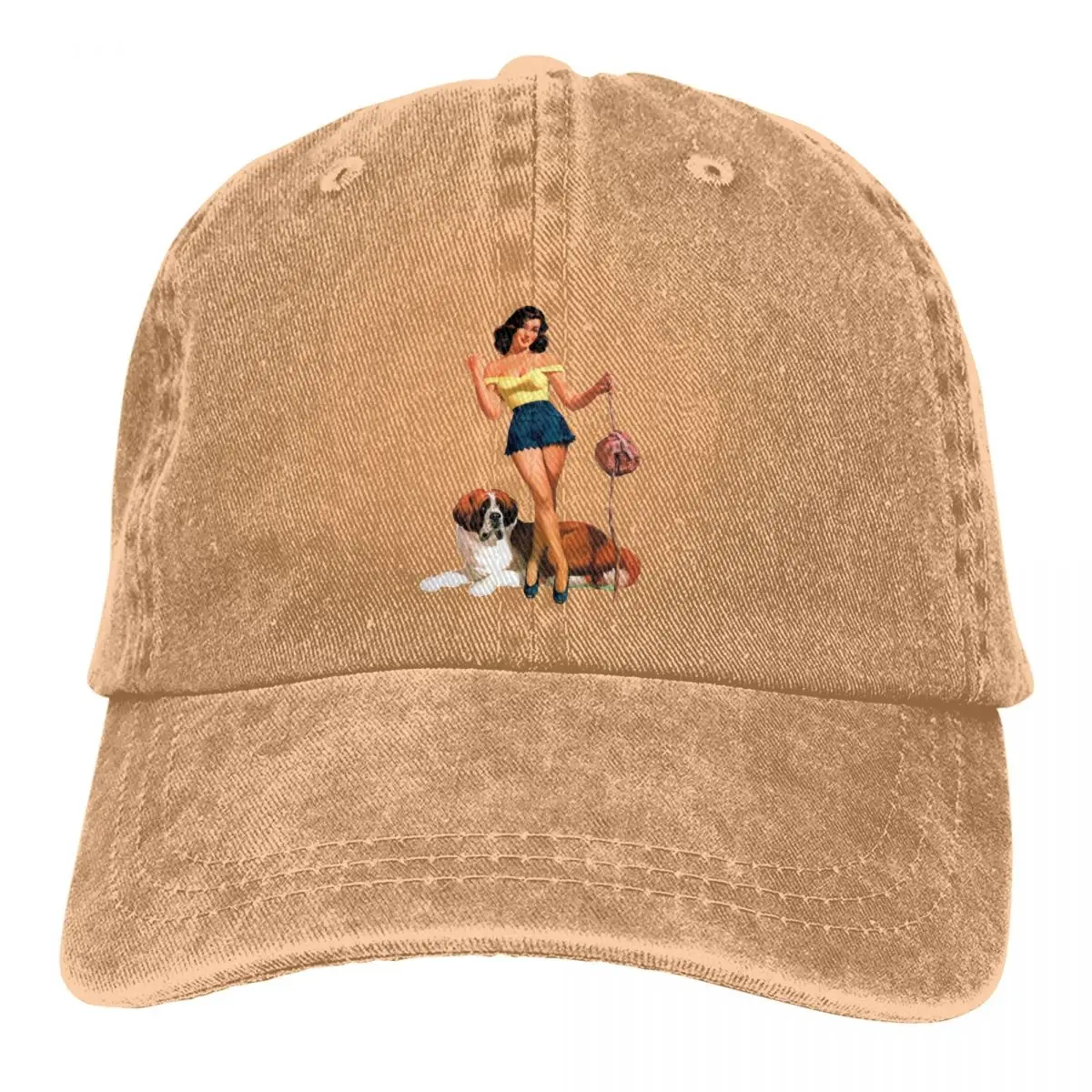 Summer Cap Sun Visor Vintage Sexy Hitchhiker Hip Hop Caps Pin Up Girl Cowboy Hat Peaked Hats