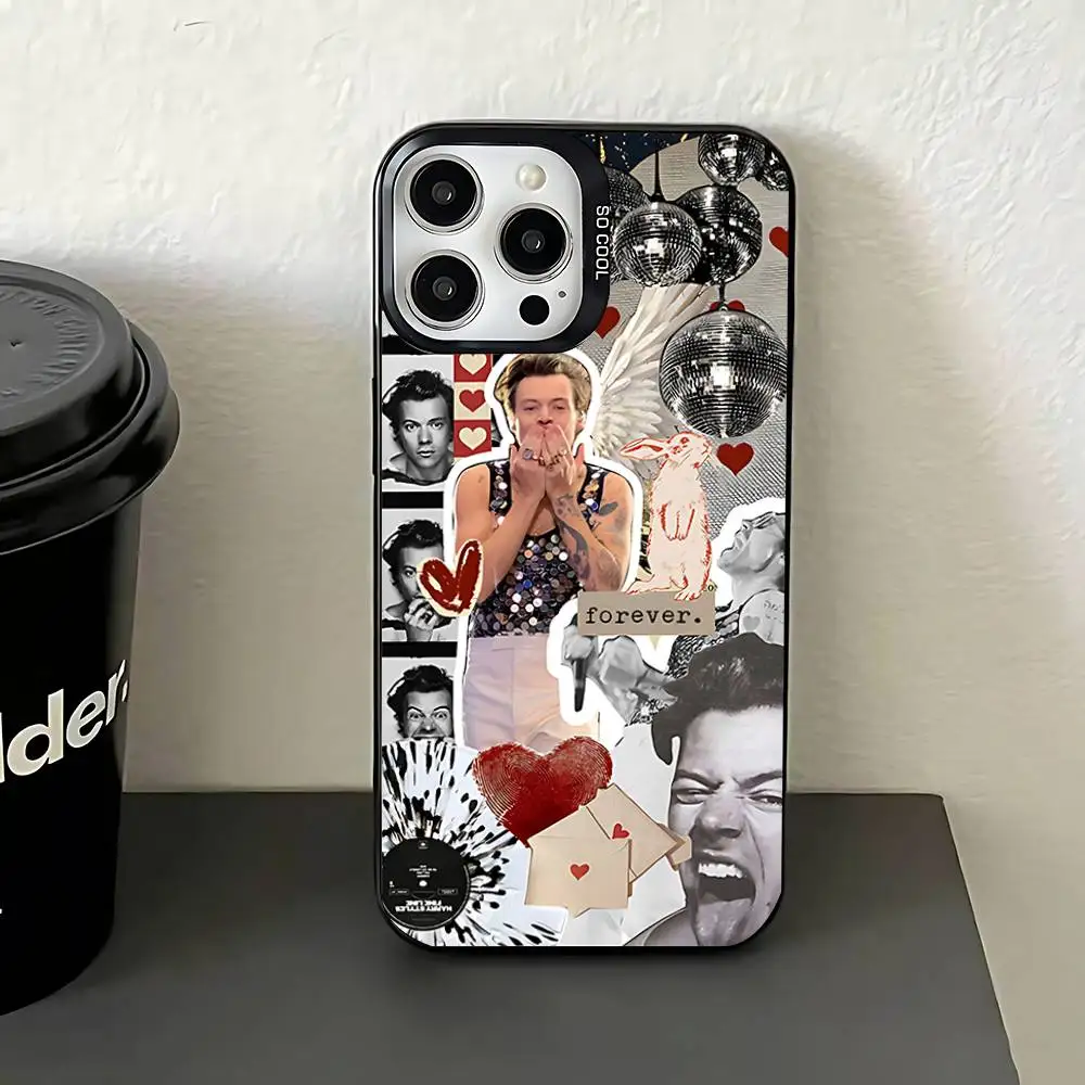 HaRRy Styles-S Music  Phone Case For iPhone 17,16,15,14,13,12,11,Pro,Max,Plus,E,Air,Mini Black Tpu Cover