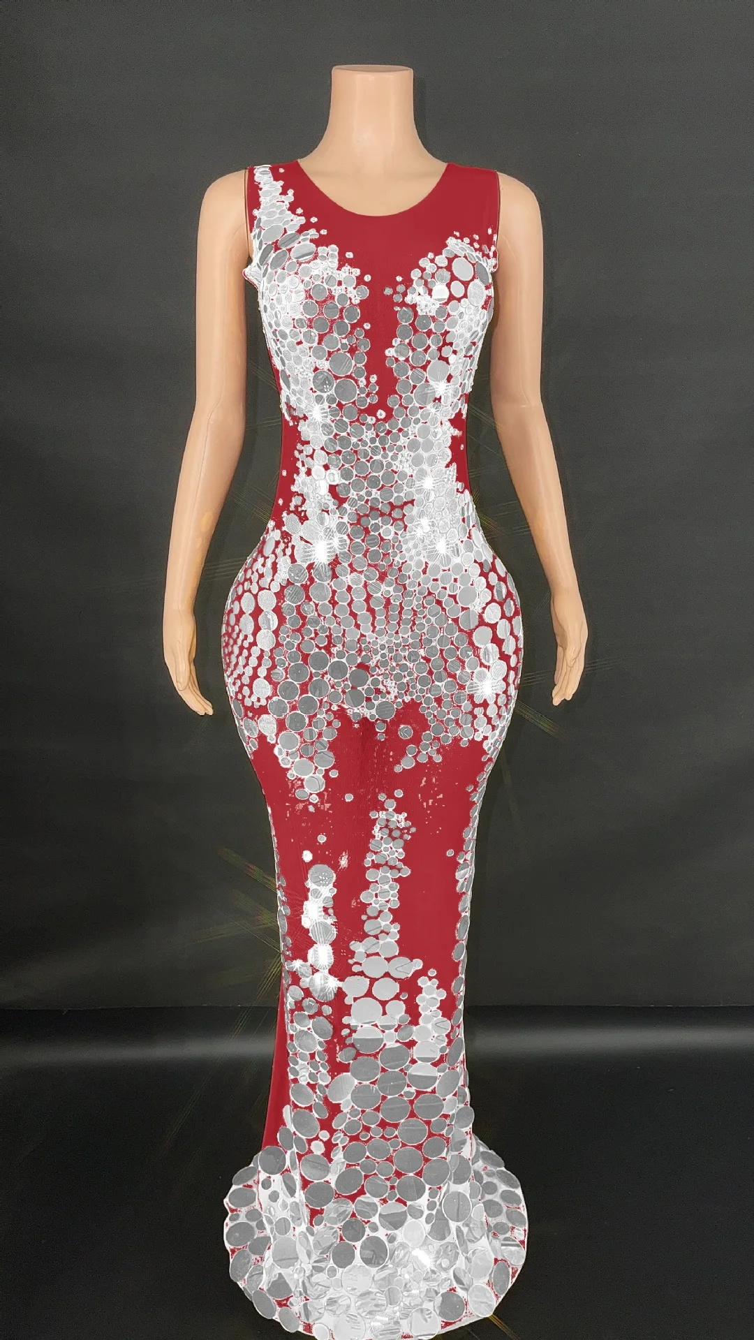 11 لون الذهب حفلة موسيقية فساتين عيد ميلاد ملهى ليلي بار السجادة الحمراء تظهر عدسة فستان حفلة مثير احتفال الزي اللؤلؤ فستان طويل المغني