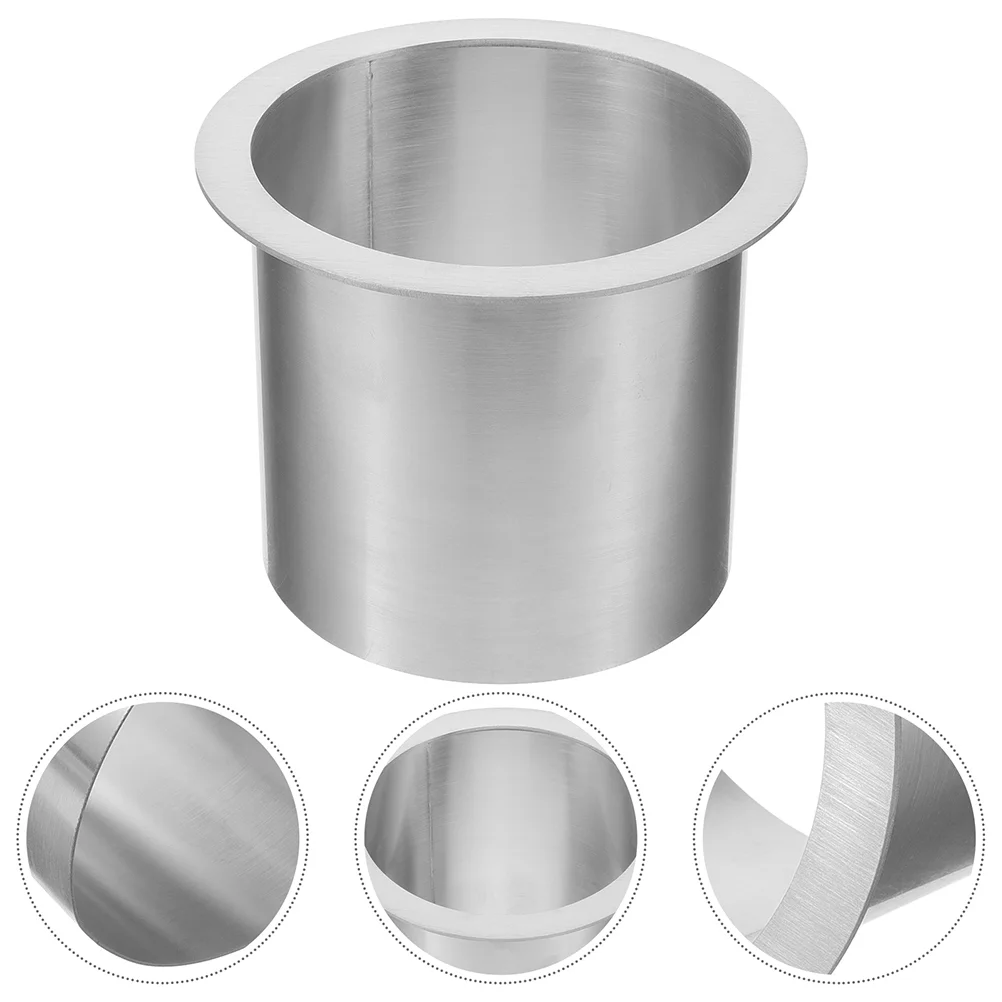 Counter Garbage Chute Trash Grommet Silver Stainless Steel Kitchen Tabletop Grommets