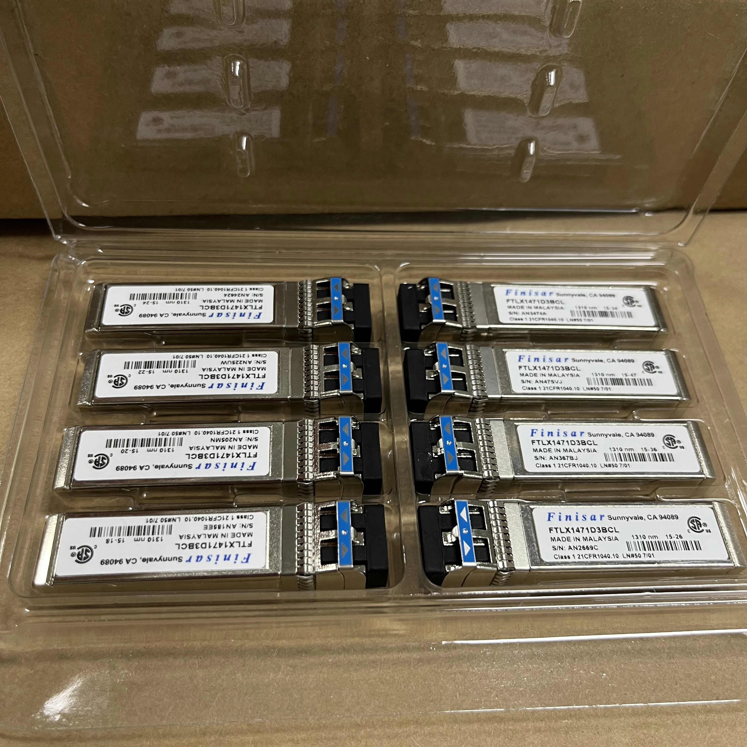 

Finisar FTLX1471D3BCL 10 Гбит/с 10 км 1310 нм одномодовый оптический трансивер SFP+LR