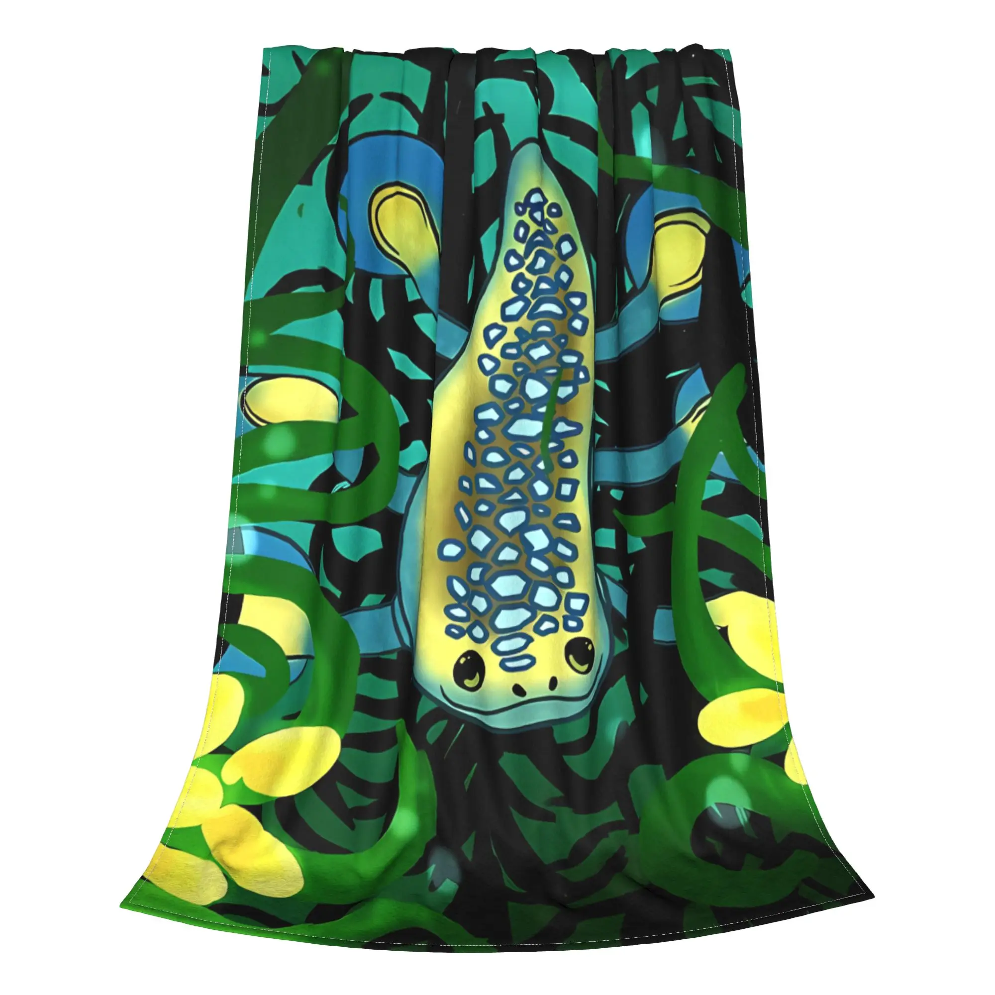 1PC Home Cutecore Hoverfish Fauna Subnautica Blanket Super Cosy Plush Home Living Room Sofa Halloween