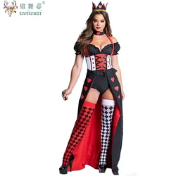Carnival Halloween Film and TelevisionLady Alice Red Queen Costume Wonderland Characters Spooktacular Cosplay Fancy Party Dress