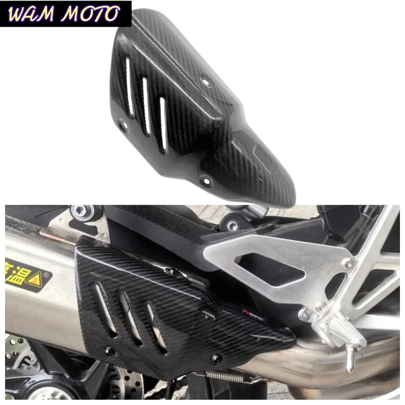 Motorcycle Carbon Fiber Exhaust Heat Shield Cover Pipe Covers For YAMAHA YZF1000 YZF600 R6 R3 R1
