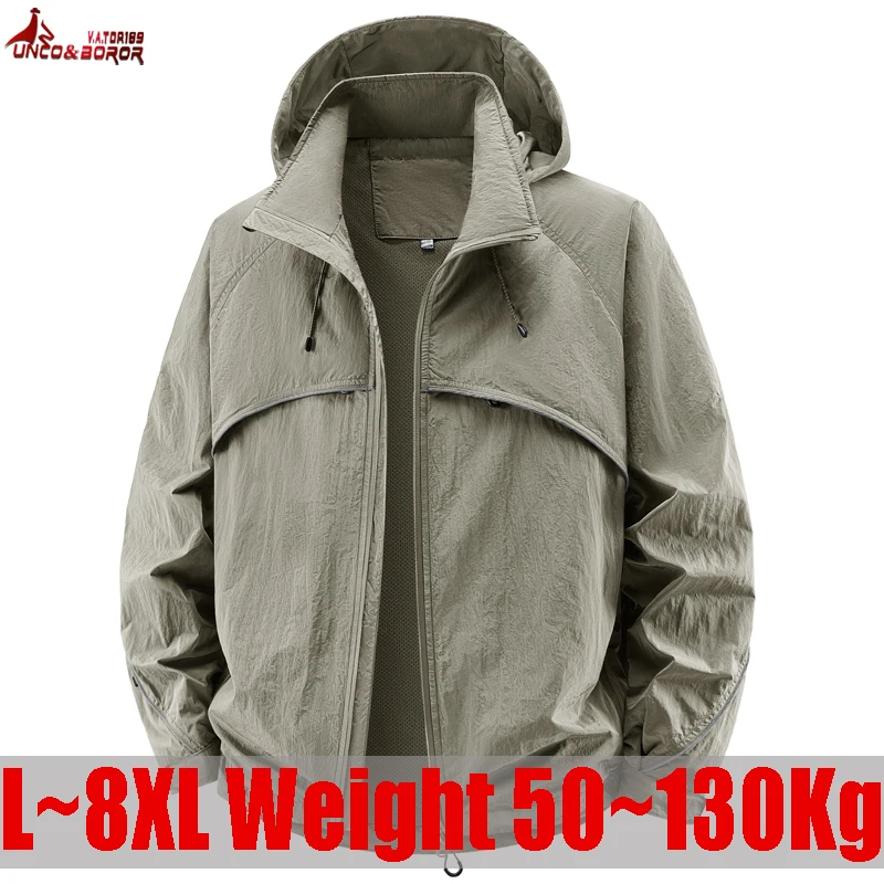 プラスサイズ-6xl-7xl-8xl-春秋ボンバージャケット-メンズ-アウトドア-ハイキング-フィッシングジャケット-ウィンドブレーカー-バイクコート-レディースウェア