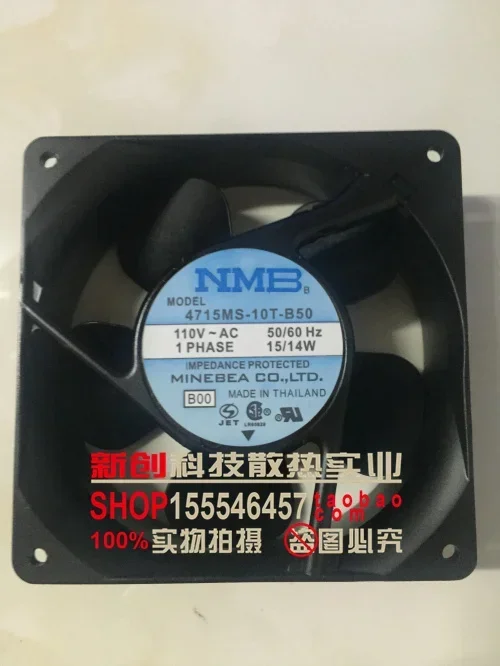 

NMB 4715MS-10T-B50-B00 AC110V 14/15W 12038 осевой вентилятор охлаждения NMB