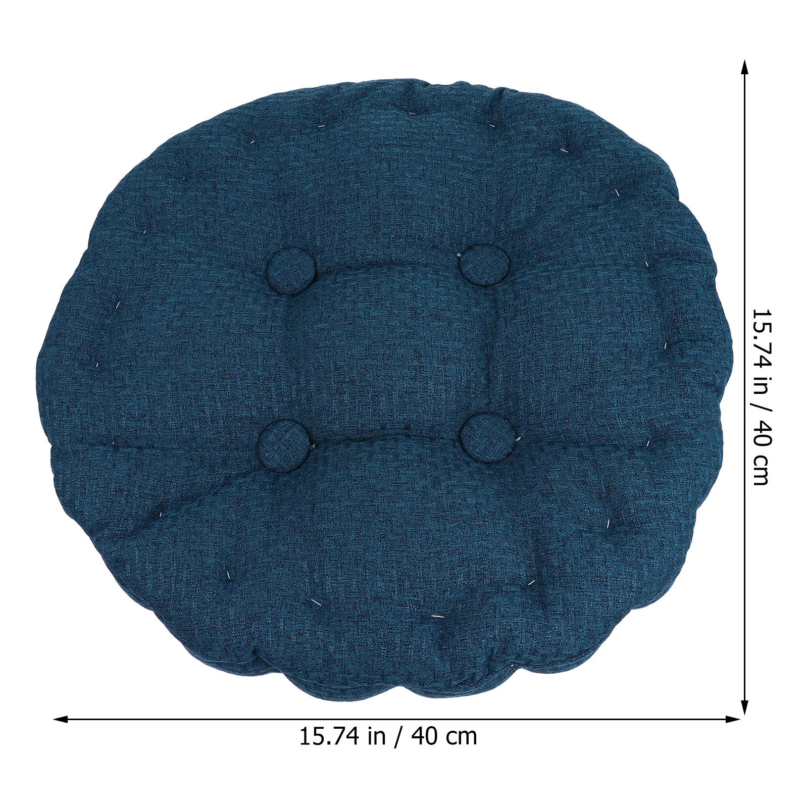 

1Pcs Lazy Chair Cushion Round Floor Pillow Breathable Resilient Seat Mat for Living Room Bedroom Tatami Round Floor Cushion