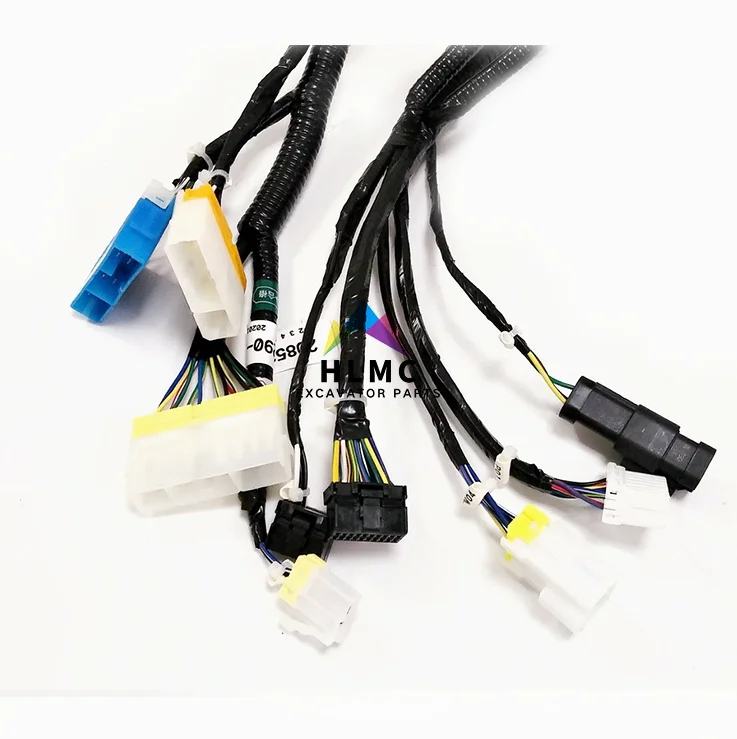 Construction Machinery Parts PC130-7 PC160-7 PC200-7 PC360-7 PC400-7 PC450-7 Excavator Wiring Harness 208-53-12920