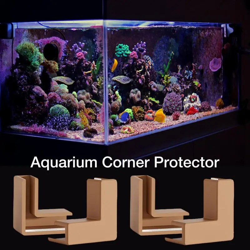 Aquarium Glass Angle Cover Silicone Aquarium Corner Covers Corner Protector Elastic Aquarium Edges Protector Protective Tools