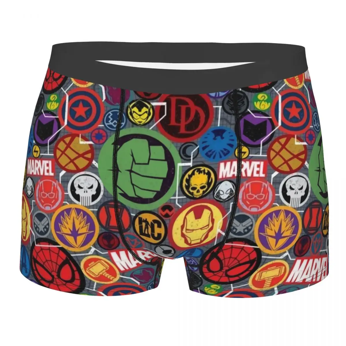 

Spider Man Cartoon Animated Superhero Boxer Shorts Men 3D Printed Male Breathbale Underwear Panties Briefs