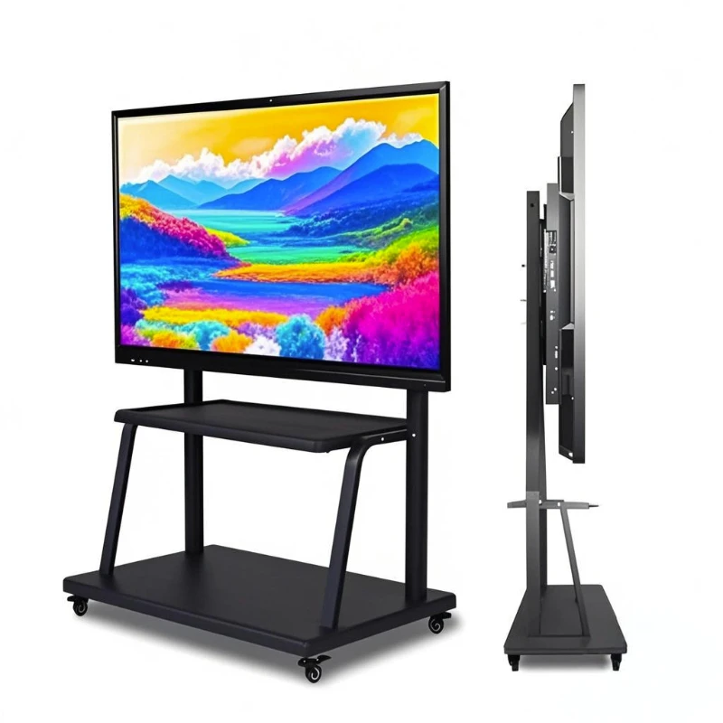 

4K Screen Monitor Aluminum Frame LCD TV Smart Flat Panel 55 "65" 98 Smart Interactive Whiteboard