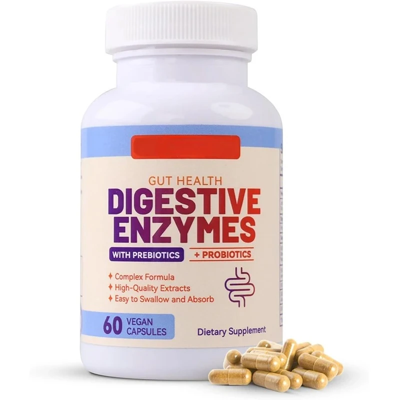 Containing Probiotics And Prebiotics, Multiple Enzymes That Help With Digestive , 60 Capsules