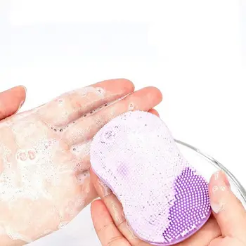 뷰티 클렌징 브러쉬, 부드러운 피부 친화적 오일 제거 브러쉬, 페이셜 클리닝, 각질 제거 실리콘 세안 브러쉬
