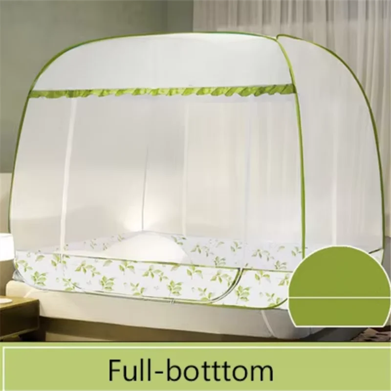 Household Square Top Breathable Mosquito Netting Bedroom Double Bed Mosquito Nets Summer Universal Encrypted Mosquito Nets