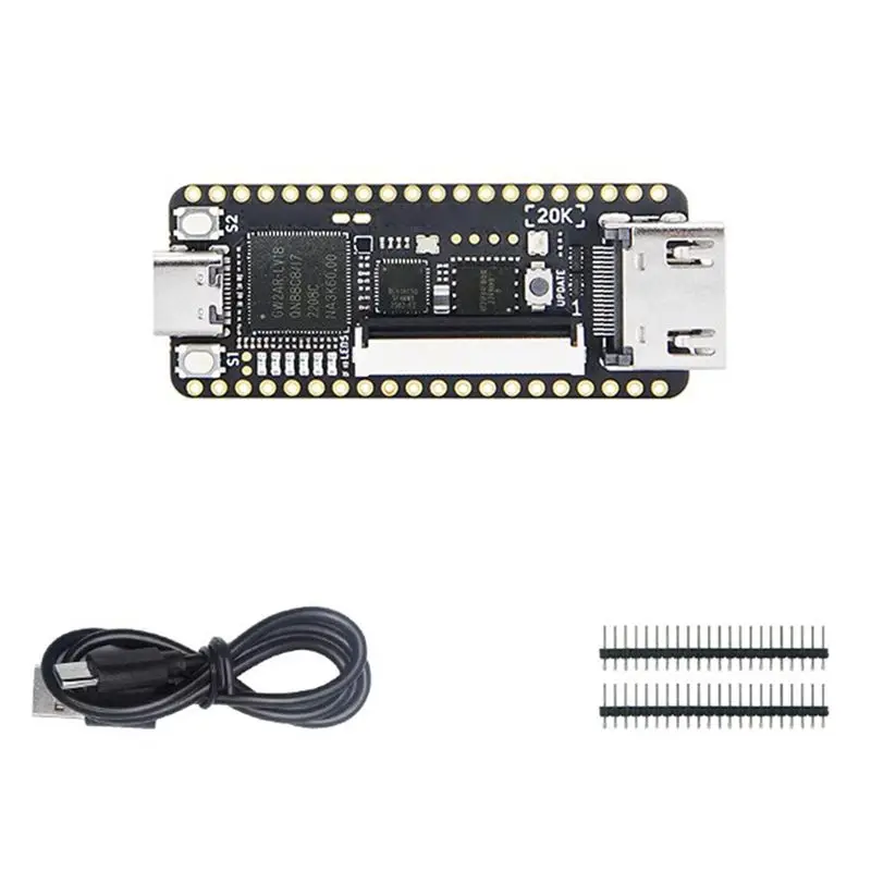 ELECT-For Sipeed Tang Nano 20K FPGA Development Board Low-Latency 64Mbits High-Speed RISCV Linux Retro Game Player Durable Easy