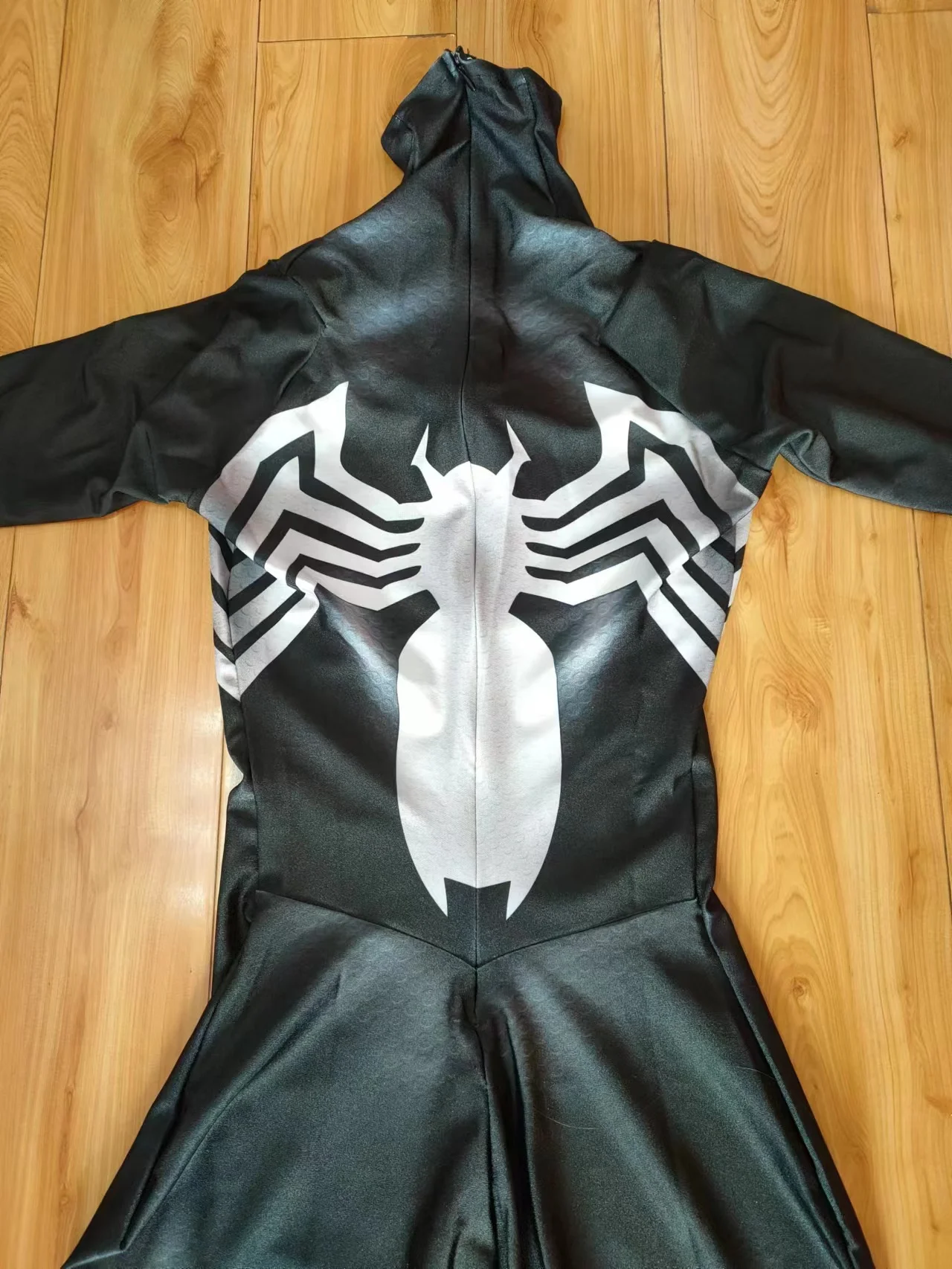 Czarna Venom Symbiote Spiderman Cosplay Spidey kostium chłopięcy superbohater Zentai garnitury kostium na Halloween body dla dorosłych dzieci