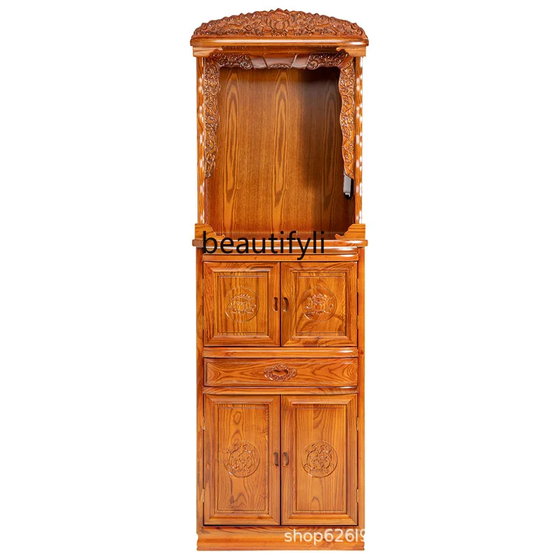 

Chinese StyleClothes Closet Shrine BuddhaCabinet HouseholdGod for Fairy Home Incense Table God BuildingGod Cabinet Buddha Shrine