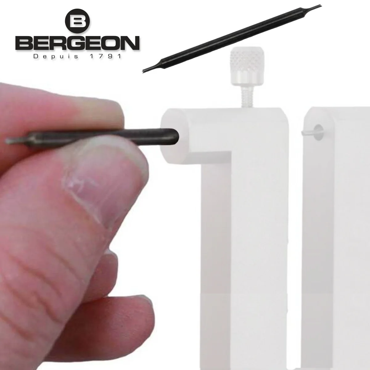 BERGEON 30209-A Broach Screw Extractor Pin Ø 0.40 + 0.50mm