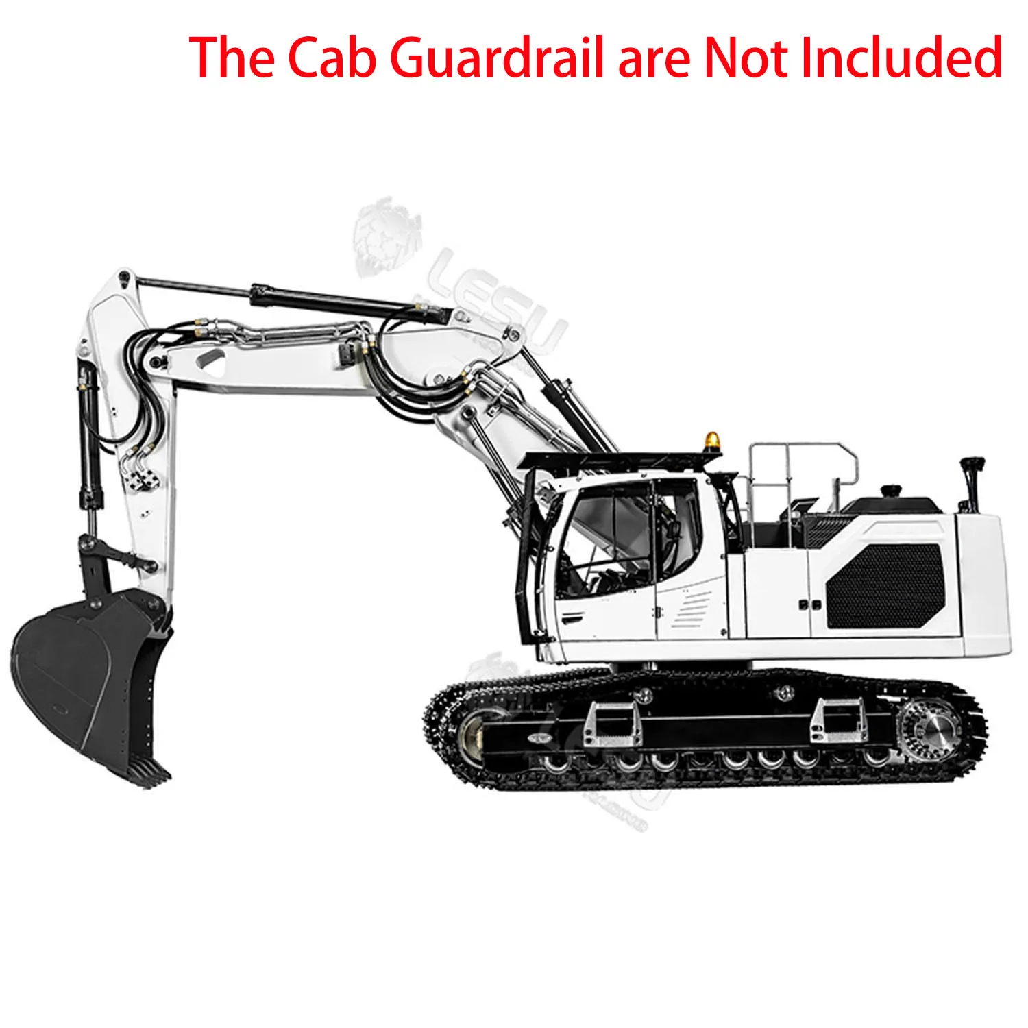 Upgraded LESU LR945 RTR RC 1/14 Scale Hydraulic Excavator 3 Arms Digger Metal Remote Control Construction Vehicles Model RC Toys